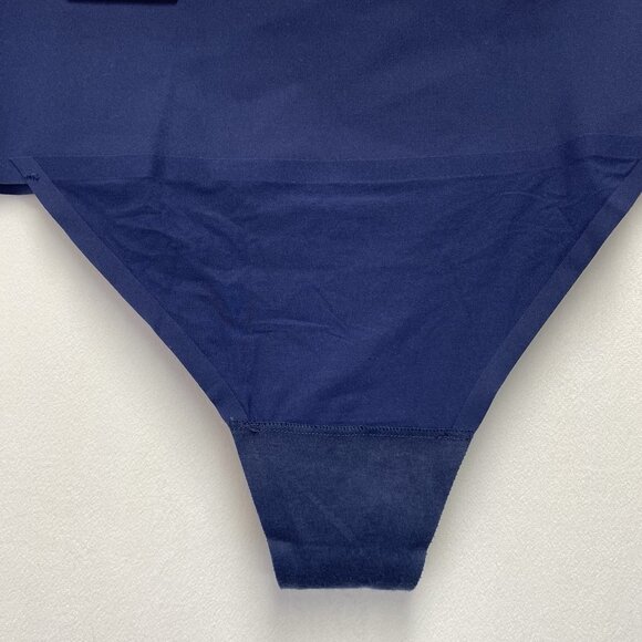 SPANX Smooth Undie-Tectable Thong Women Size 2X Navy Waistband Elastic-Free New - Picture 13 of 14